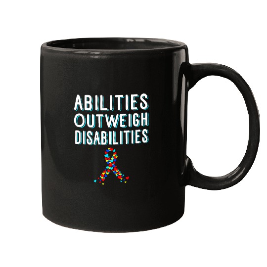 Abilities Outweigh Disabilities Special Education Teacher 7 Mugs
