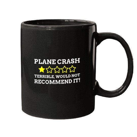Funny Plane Crash Mugs
