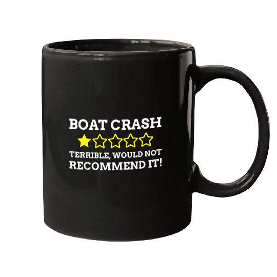 Sailor Gifts Funny Boat Crash Mugs