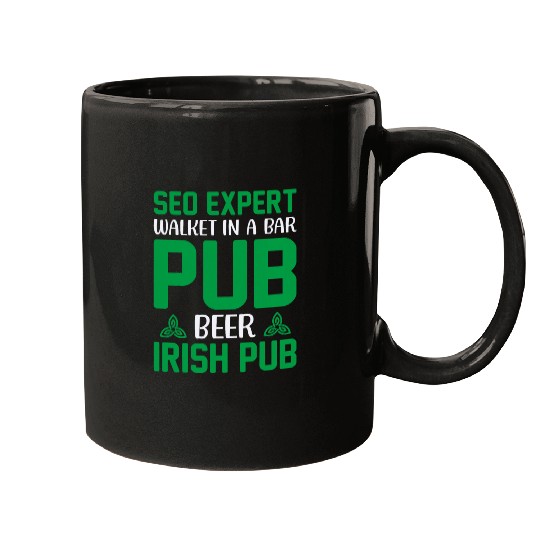 Seo Expert Walket In A Bar Pub Beer Computer Science Coder Mugs