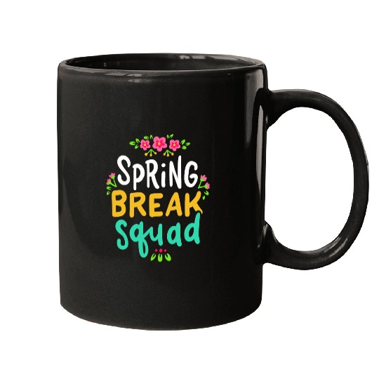 Spring Break Teacher Student Summer Vacation Holiday Beach Mugs