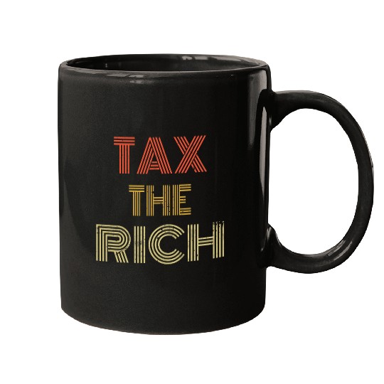 Tax The Rich vintages Retro Cancel Student Debt AOC 7 Mugs