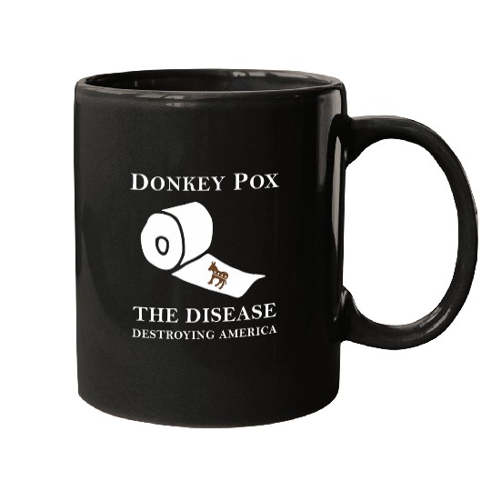 DONKEY POX THE DISEASE DESTROYING AMERICA DONKEYPOX vintages 21 Mugs