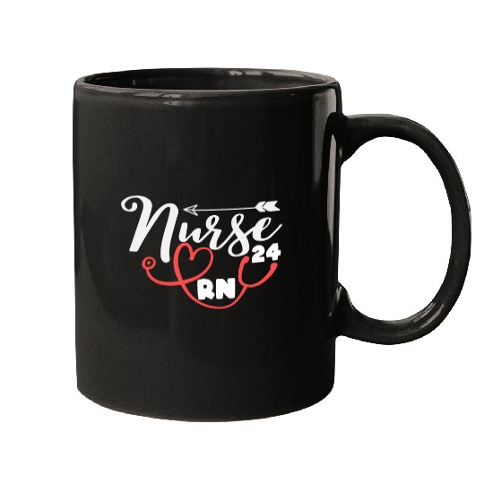 New nurses Educator Grad Job 2024 Women Rn Congratulations 2 Mugs