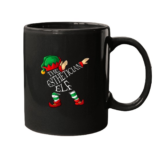 Dabbings Esthetician Elf Christmas Mugs