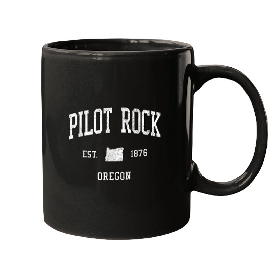Pilot Rock OR vintages Athletic Sports JS01 Mugs
