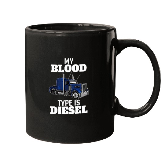 Funny 18 Wheeler Truck Driver Trailer Trucker 6 Mugs
