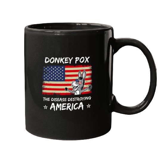 donkey pox  disease destroying america  antis biden 1 Mugs