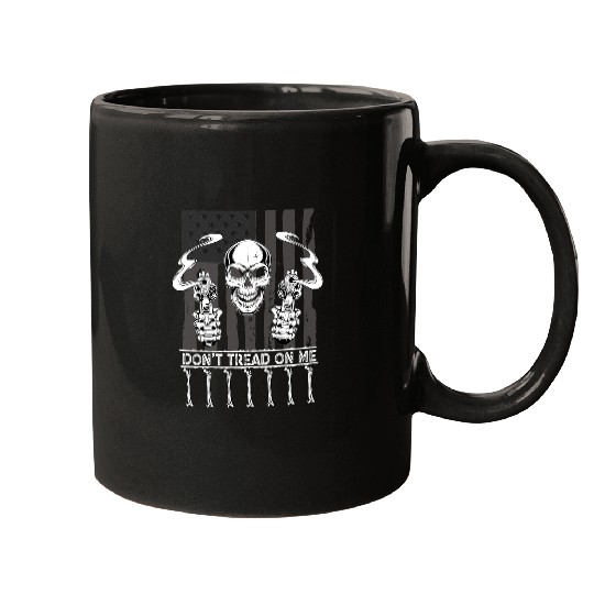 Skeletons Skulls Lover Skeletons Dont tread on me bones unDeads Skull Mugs