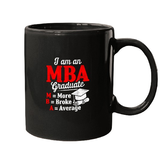 MBA Student Average Business Degree Graduation Mugs