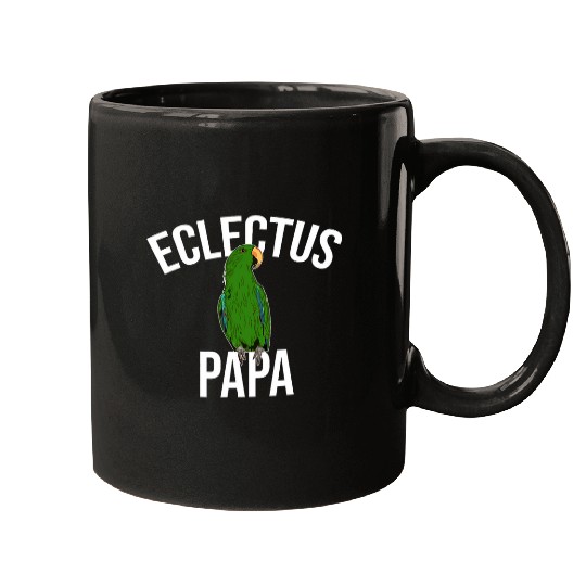 Eclectus Papa Parrot Bird Macaw Mugs