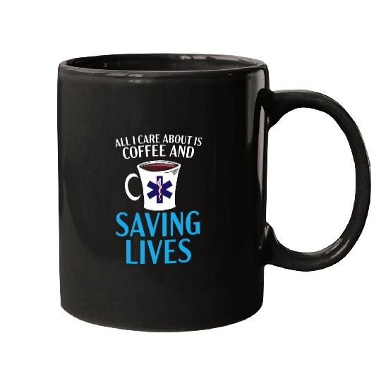 Coffee Paramedic Emergency EMT EMS Caffeinated Health Care Mugs