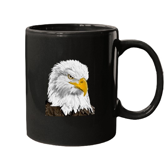 Bald Eagle Head Mugs