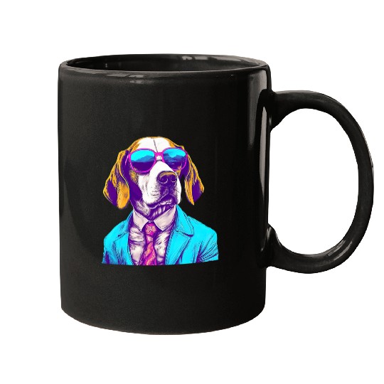 Beagle Dog vintages Style 6 Mugs