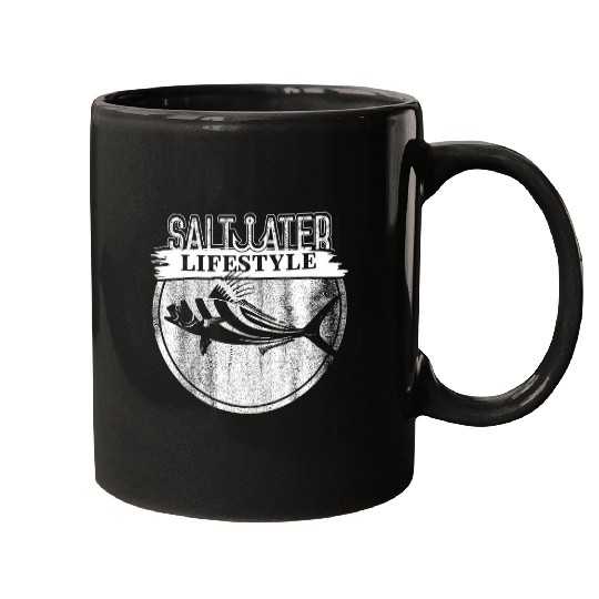 Chicken Lover Saltwater Deep Sea Fishing Angler Fisherman Sport Rooster Mugs