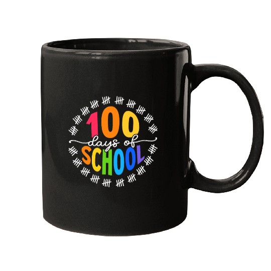 100 Days of School Students Counting Stick Calculation Math 21 Mugs