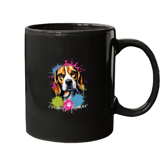 Beagle Dog Lovers Design Mugs