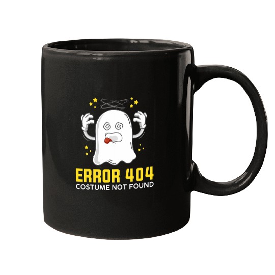 Error 404 costume not found Coding Programmer Geek Halloween Mugs