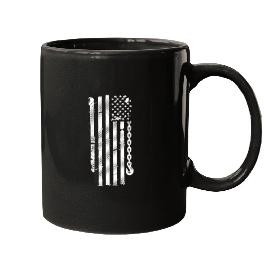 Funny Tow Truck Gift Men Women Cool US Flag Tow Truck Driver 3 Mugs