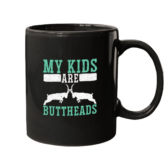 Goats Lover My Kids Are Buttheads Goats Whisperer Farm Animal Mugs