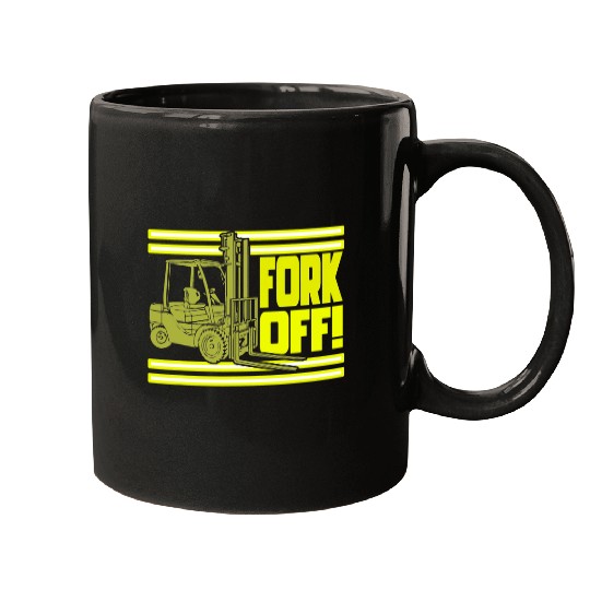 Fork Off Forklift Operator Mugs