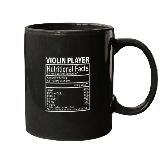 Funny Violin Player Facts Funny Violinist Music Player Graphic Mugs