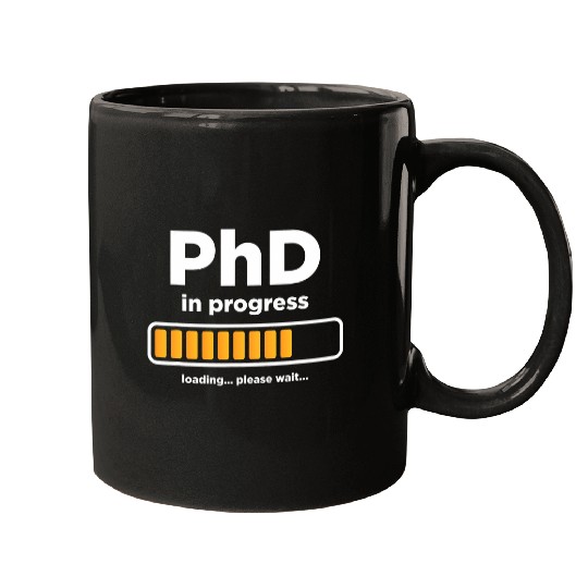 Future PhD medicals Doctor In Progress Bar Student Graduation Mugs