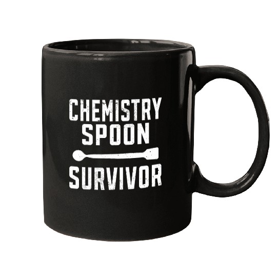 Funny Chemist Chemistry Spoon Survivor Mugs