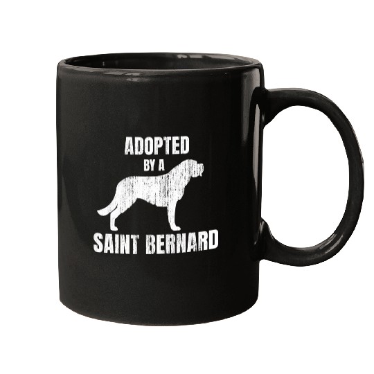 Dog Saint Bernard Funny Dog Lover Tee Mugs