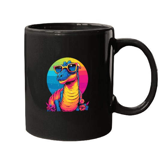 Brontosaurus Dinosaur Lover Paleontology Prehistoric Dino 1 Mugs