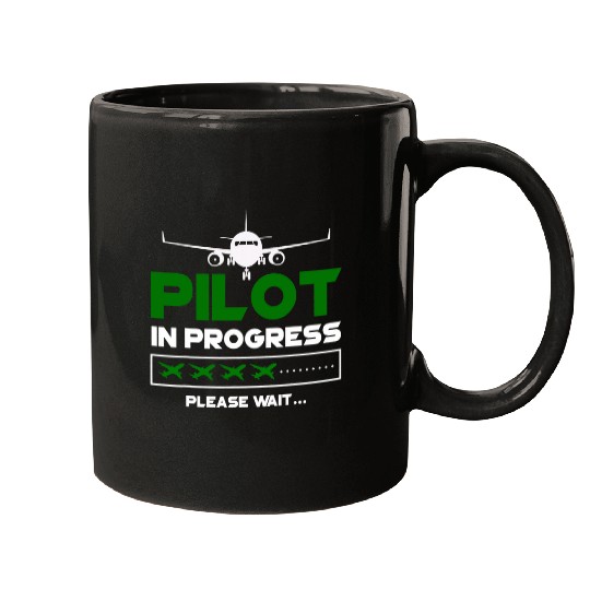Pilot In Progress Flight Learning Future Pilot Mugs