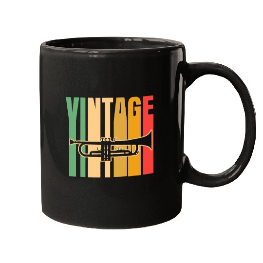 Funny Trumpet vintages Trumpet Player Marching Band Mugs