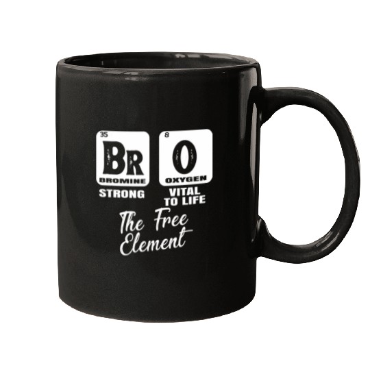 Funny Brother Science Chemistry Teenage Bro The frees Element Mugs