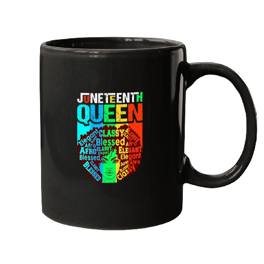 Black History Month Juneteenth Melanin Black Women Queen Mugs