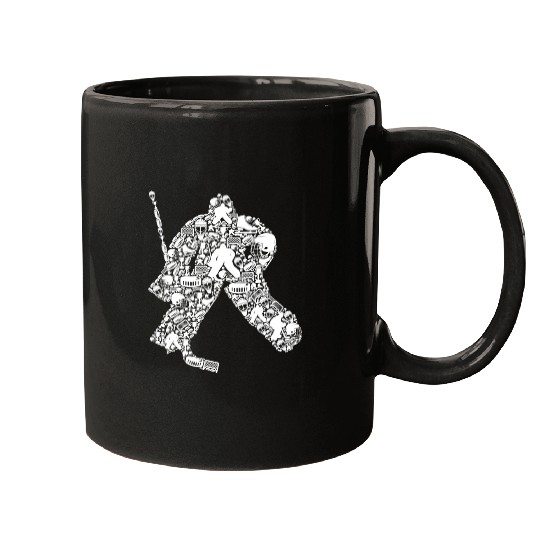Sport Hockey Goalie Hockey Player Men Kids Boys Youth Mugs