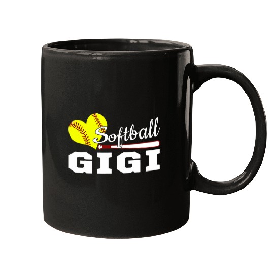 Sport Baseball Funny Softball Gigi Baseball Lover Women Mothers Day 1 Mugs
