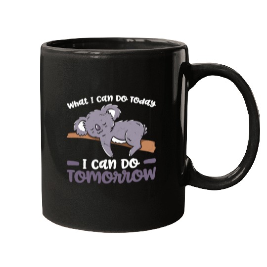 Funny Bear Classic vintages Witty Ironic Saying Lazy Koala Lifestyle Cute Bears Mugs
