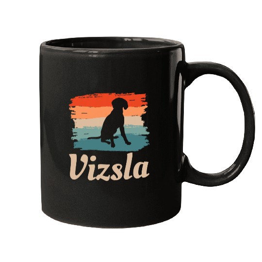Dog Vizsla vintages Retro Vizsla Dog Lover Mugs