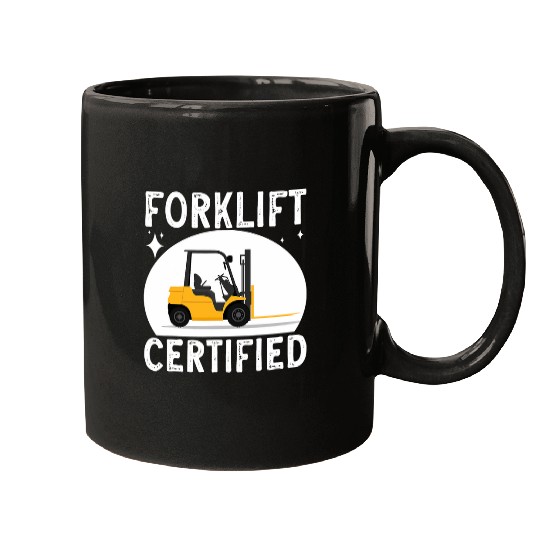 Forklift Certified Forklift Operator Forklift Driver Mugs