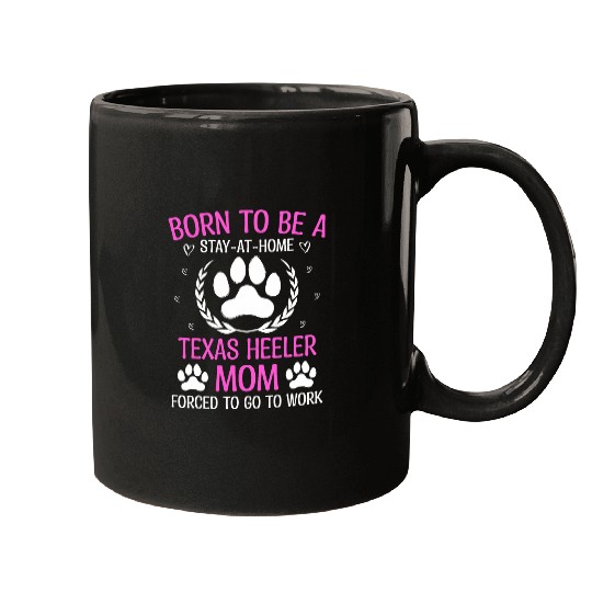 Coonhound Pet Born To Be A Treeing Walker Coonhound Mom Funny 3 Mugs