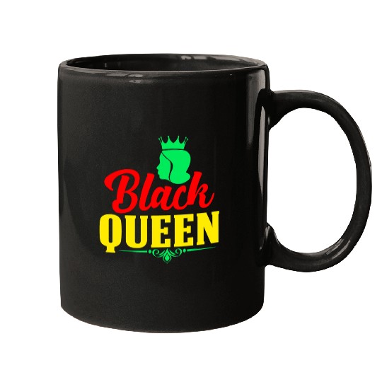 Black Queen Black History Month Mugs