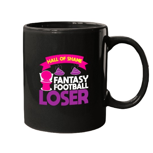 Sport American Football Fantasy Football Loser Trophy Toilet Poop Mugs
