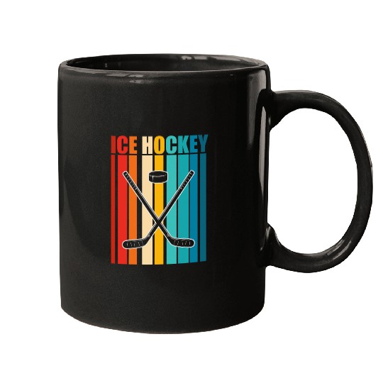 Sport Hockey Player Sport Lover Ice Skating Mugs