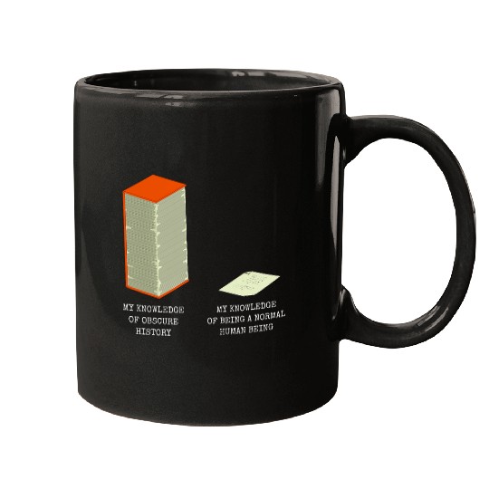Funny Useless Knowledge Meme History Buff Historian Nerd Mugs
