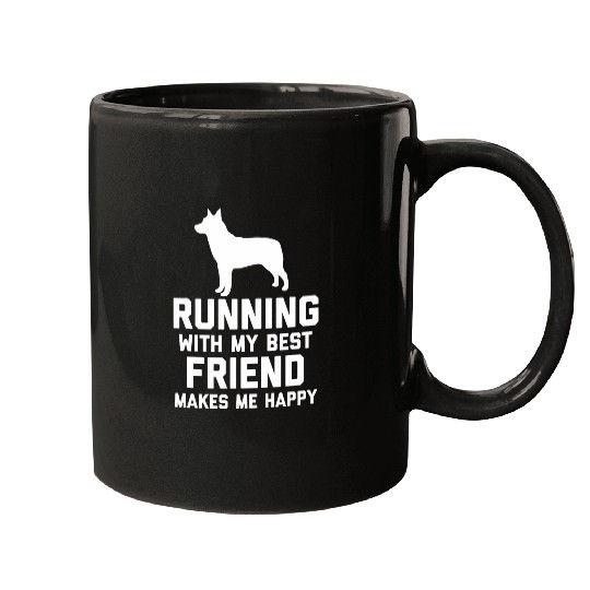 Australian Cattle Pet Running Runners Mugs