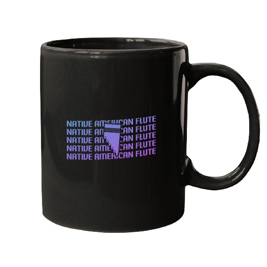 Funny Flute Retro vintages Classic Native American Flute Flutist Mugs
