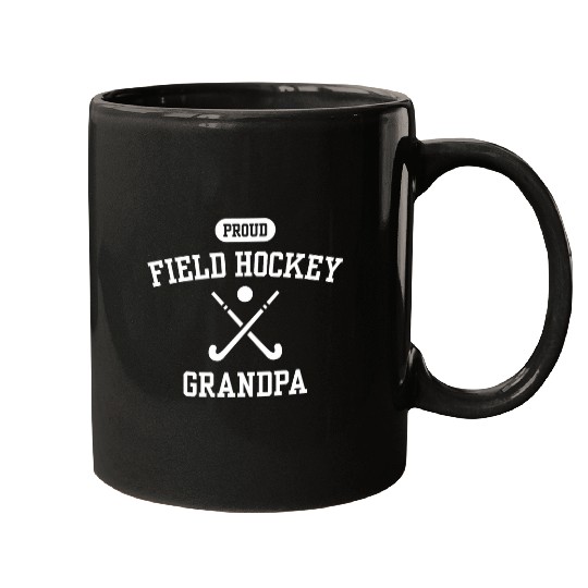 Sport Hockey Proud Field Hockey Grandpa Cool Hockey Player Grandfather Mugs