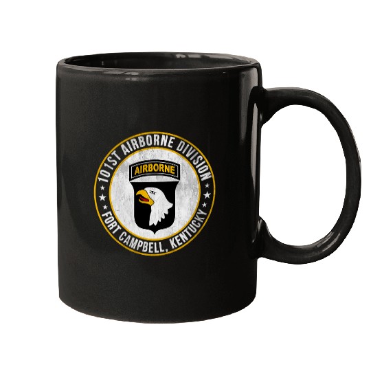 101st Airborne Division Fort Campbell Kentucky Emblem Mugs