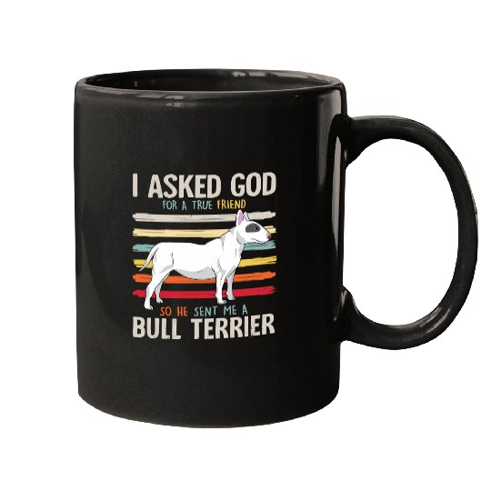 Bull Terrier Pet Dog Lover Mom Dad Cute Funny Giftpuppy pet Mugs