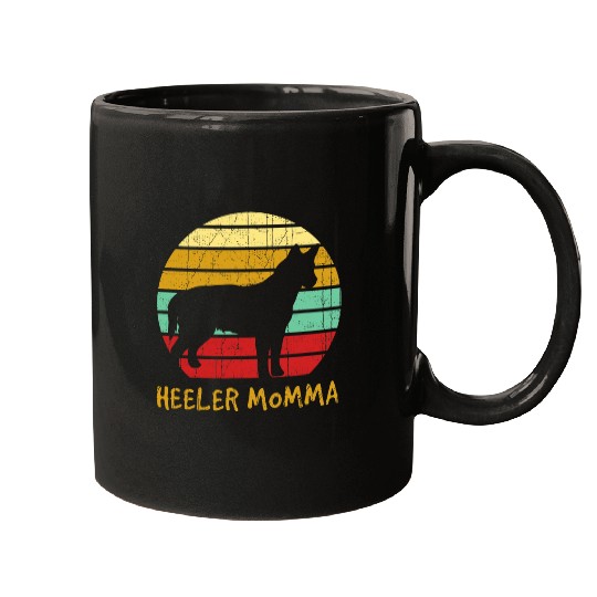 Australian Cattle Pet Red Blue Heeler Momma Gift Mom Australian Cattle Dog Mama Mugs